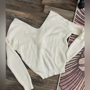 Love Tree Open Back Sweater L